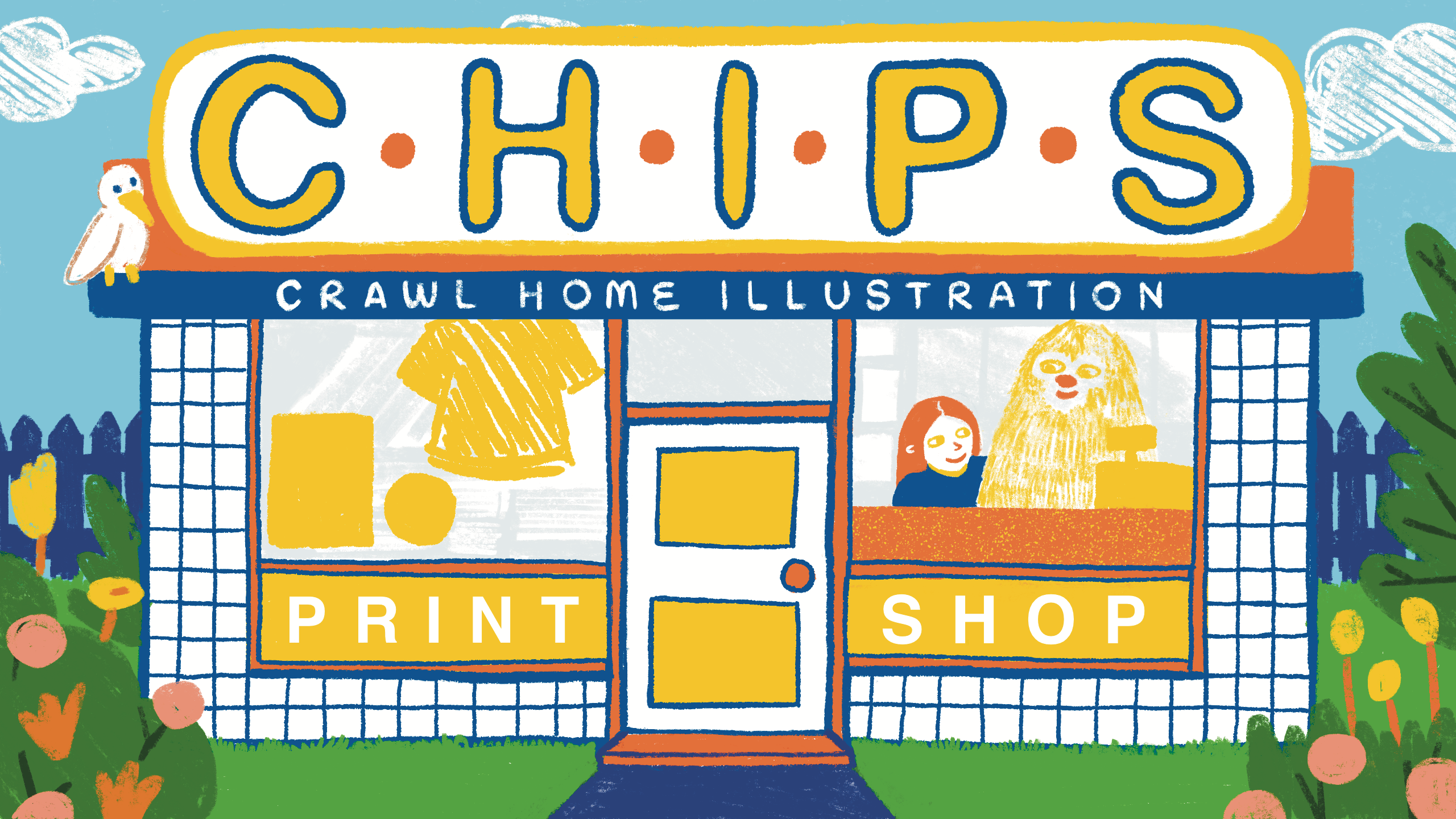 Crawl Home Illustration