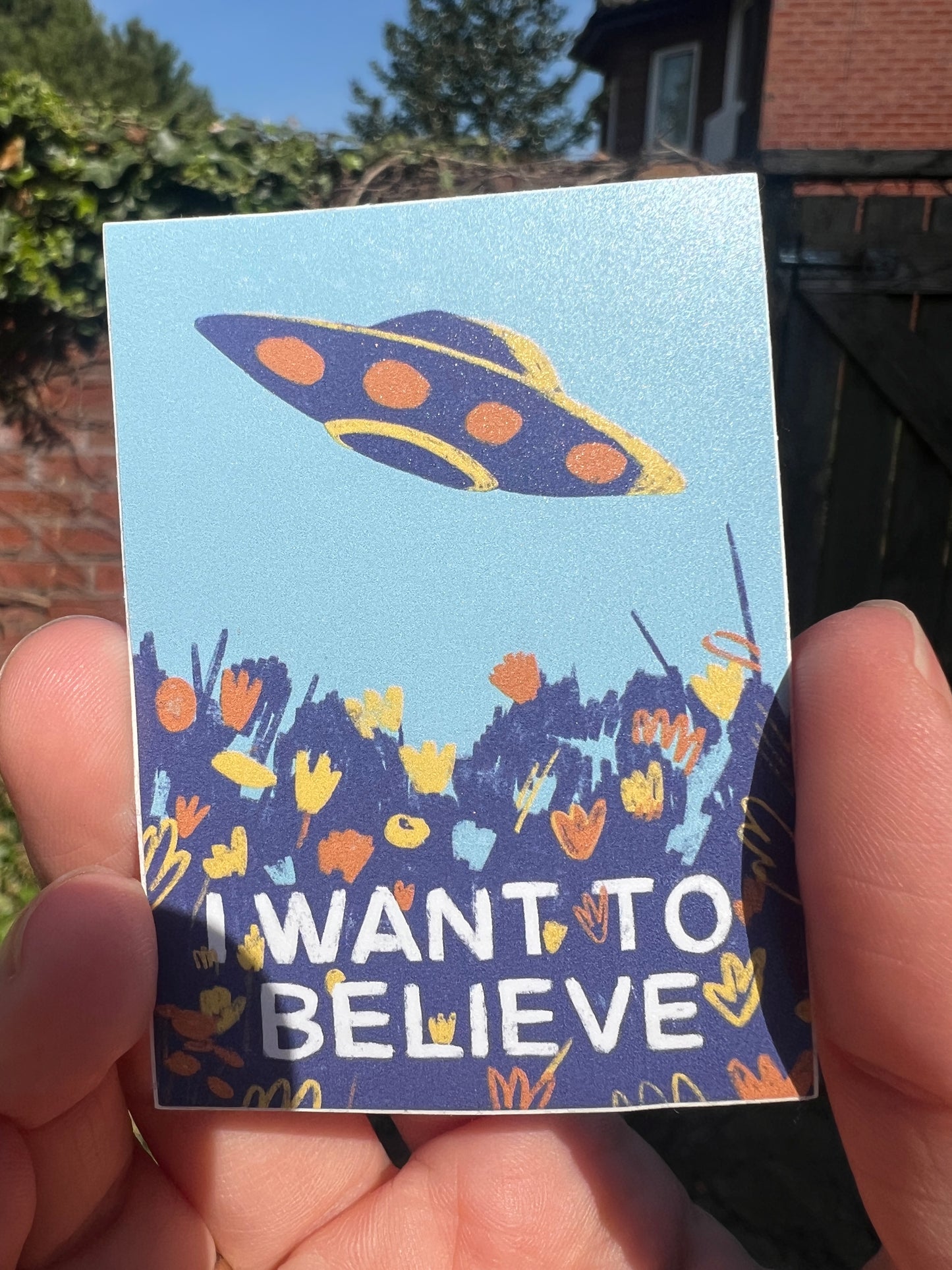 I WANT TO BELIEVE Sticker