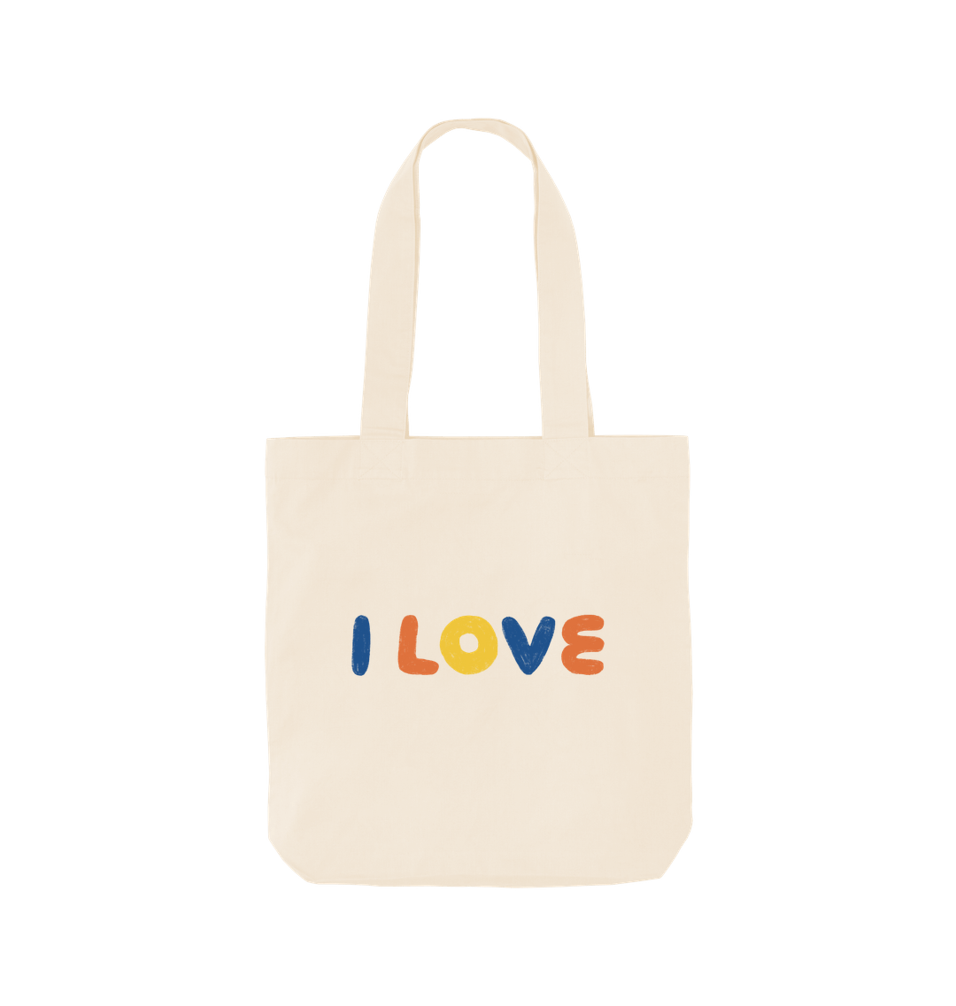 Natural Printed Bag