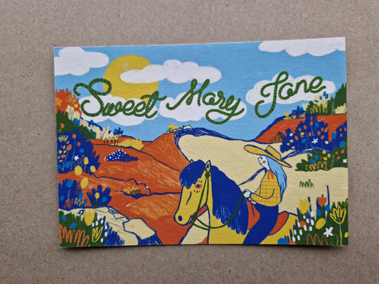 Sweet Mary Jane A6 Print