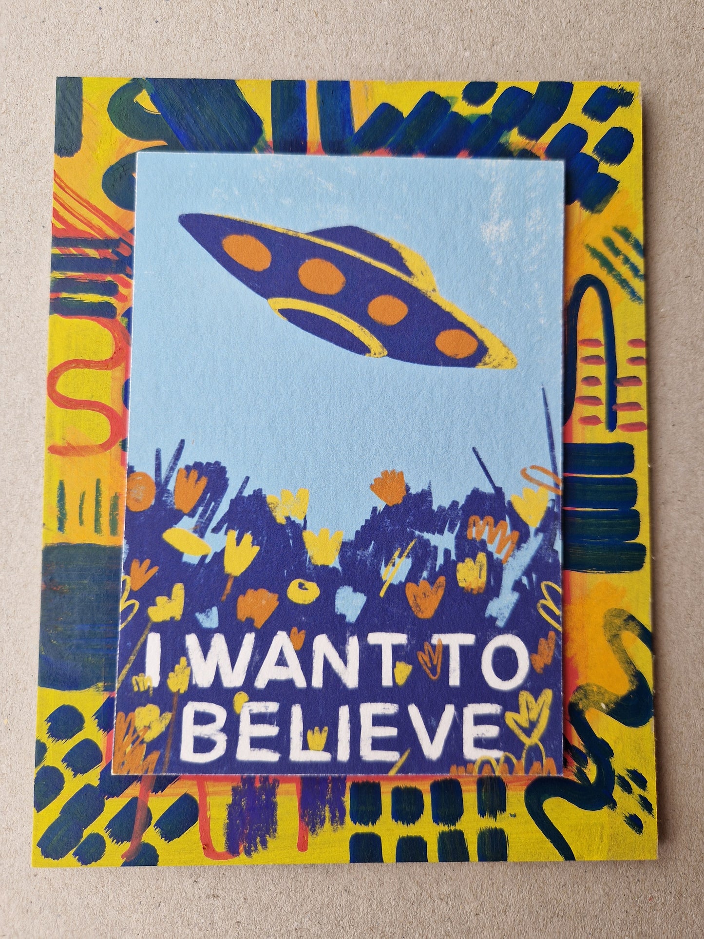 I Want To Believe A6 Print