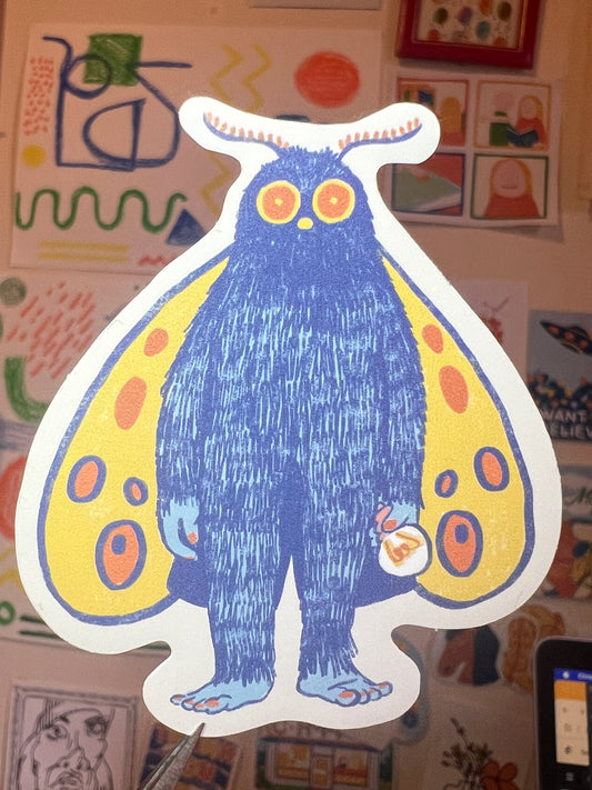 Mothman Vinyl Sticker