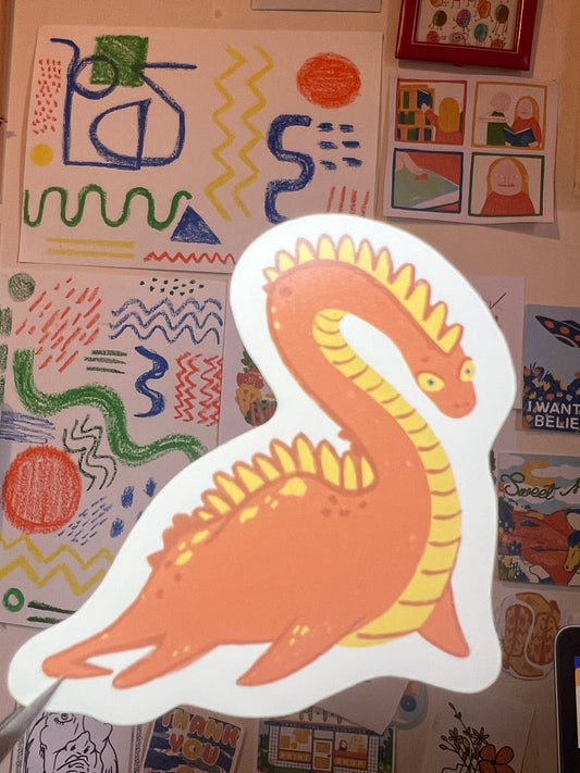 Nessie Vinyl Sticker