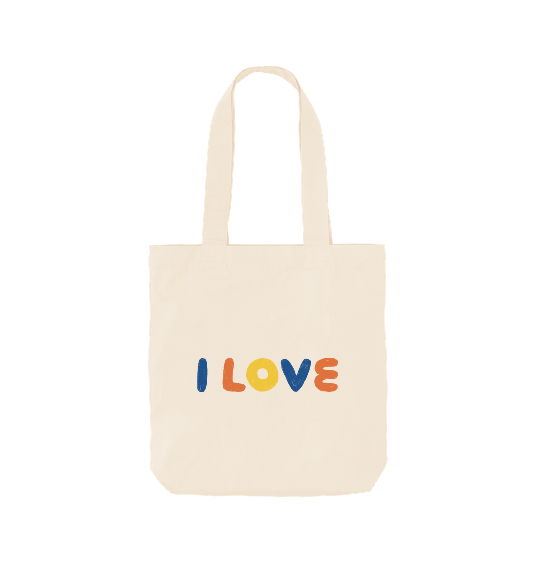 Natural Printed Bag