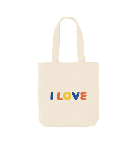 Natural Printed Bag