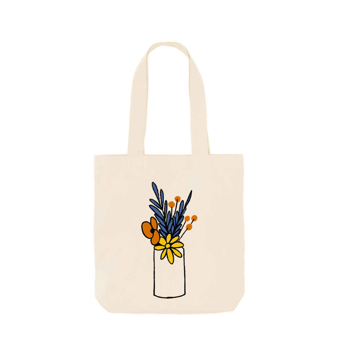 Natural Flower Pot 5 Tote