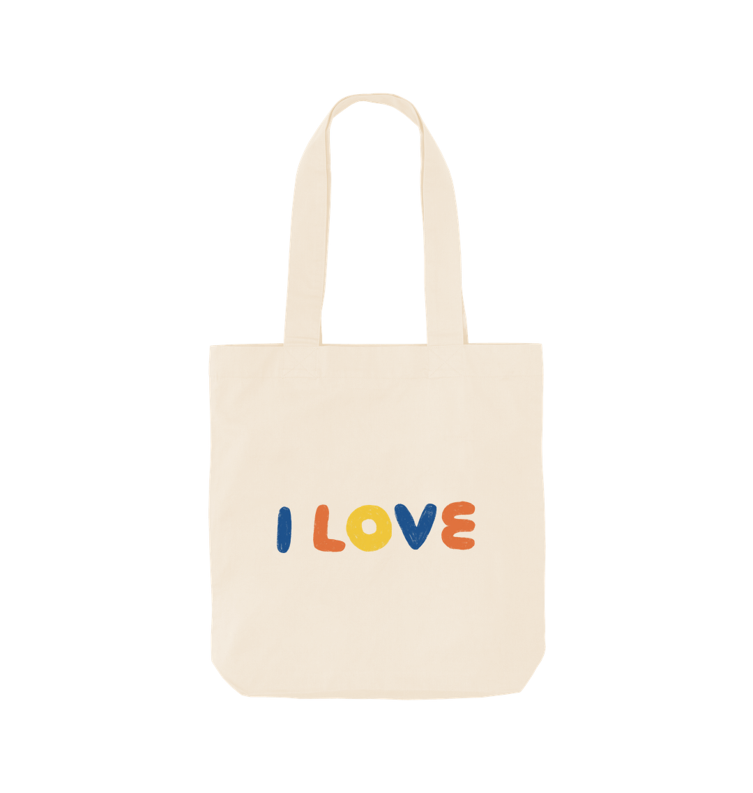 Natural Printed Bag