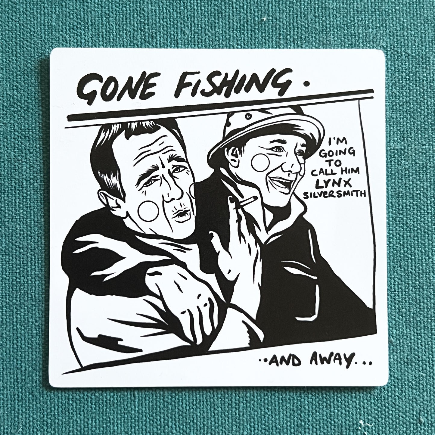 Gone Fishing X GOO, Bob Mortimer & Paul Whitehouse Sticker