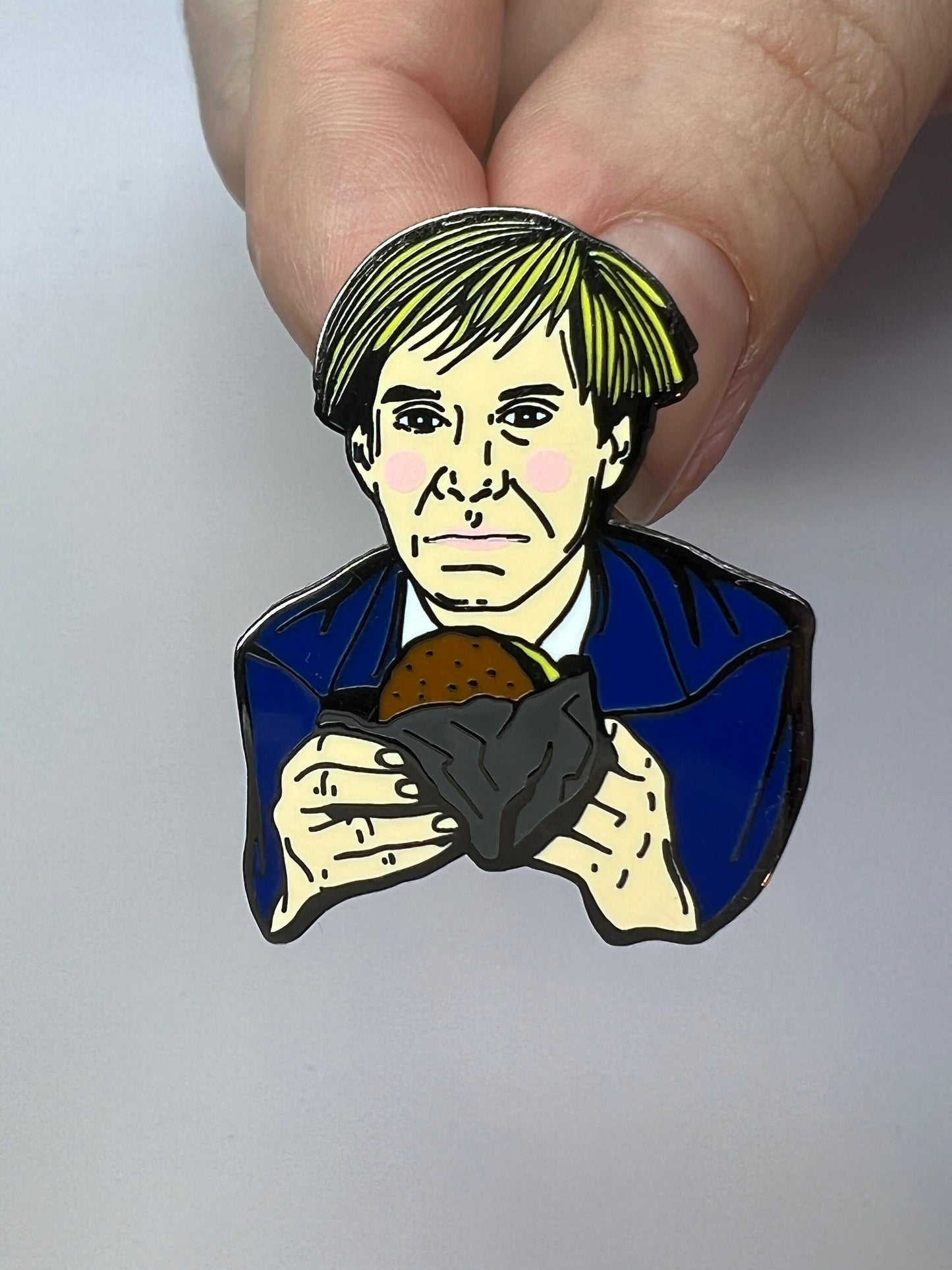 Andy Warhol Burger King Enamel pin badge