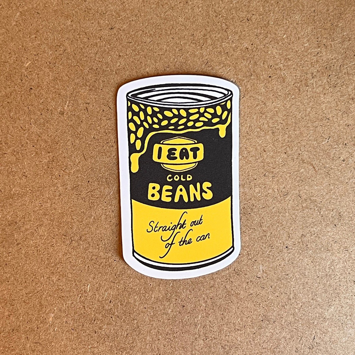 Baked Bean Sticker 80mm