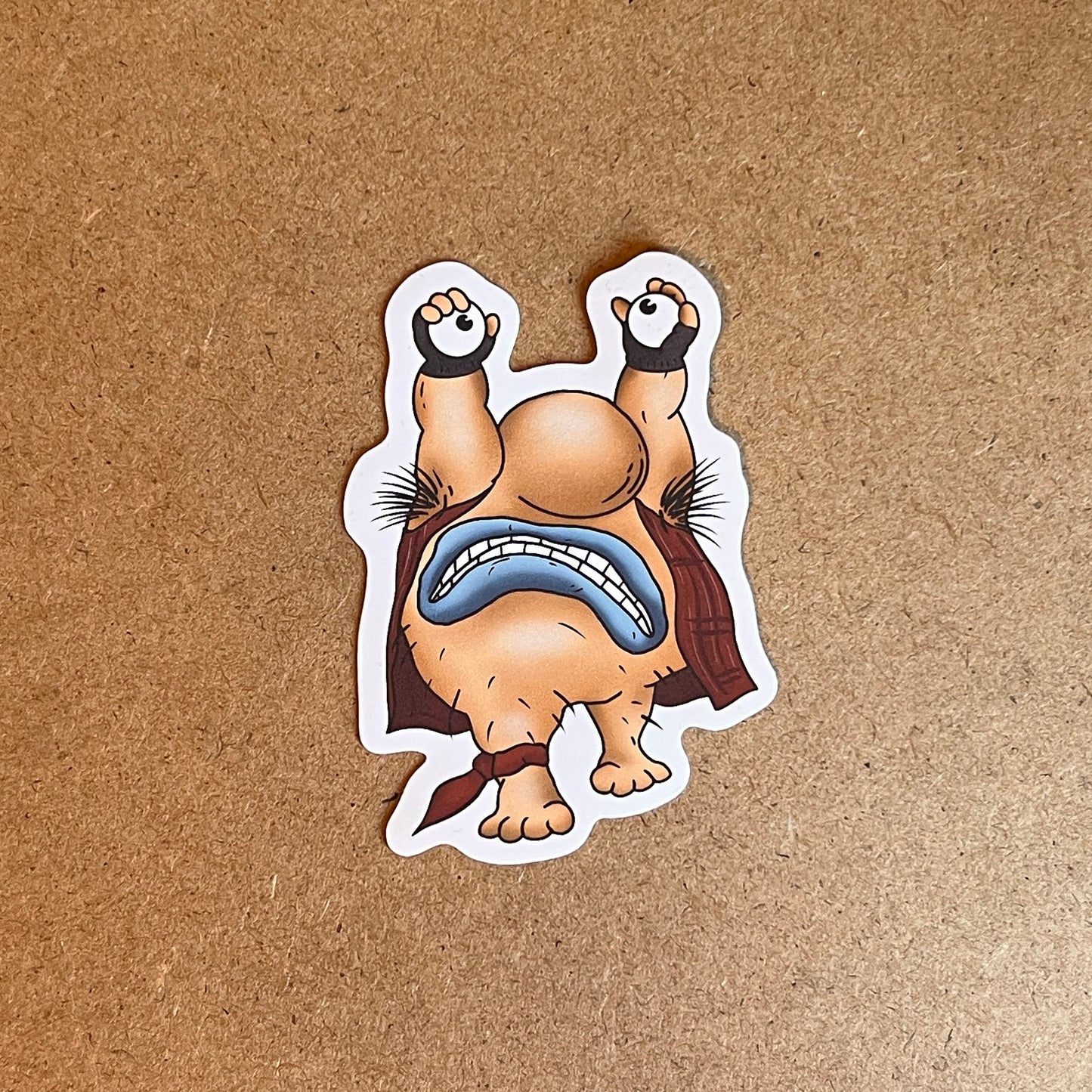 aaahh!!! real breakfast (club) Vinyl sticker 80mm